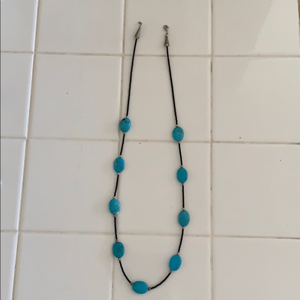 Beautiful blue necklace